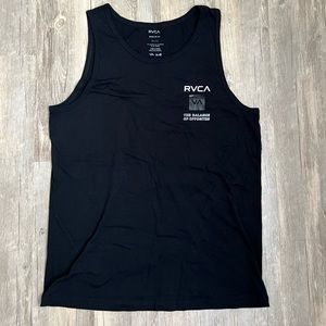 RVCA Mens Black Tank Top
